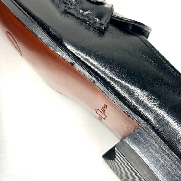 FLORSHEIM Como Leather Preppy Moc Toe Bit Strap Dress Penny Loafers Mens 10.5 D